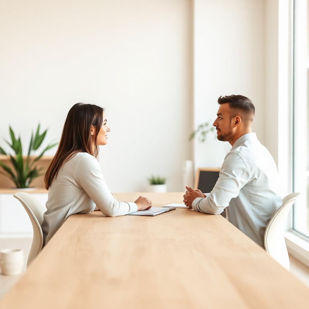 Psychiatrist and patient in an ADHD consultation at a bright Bondi Junction clinic